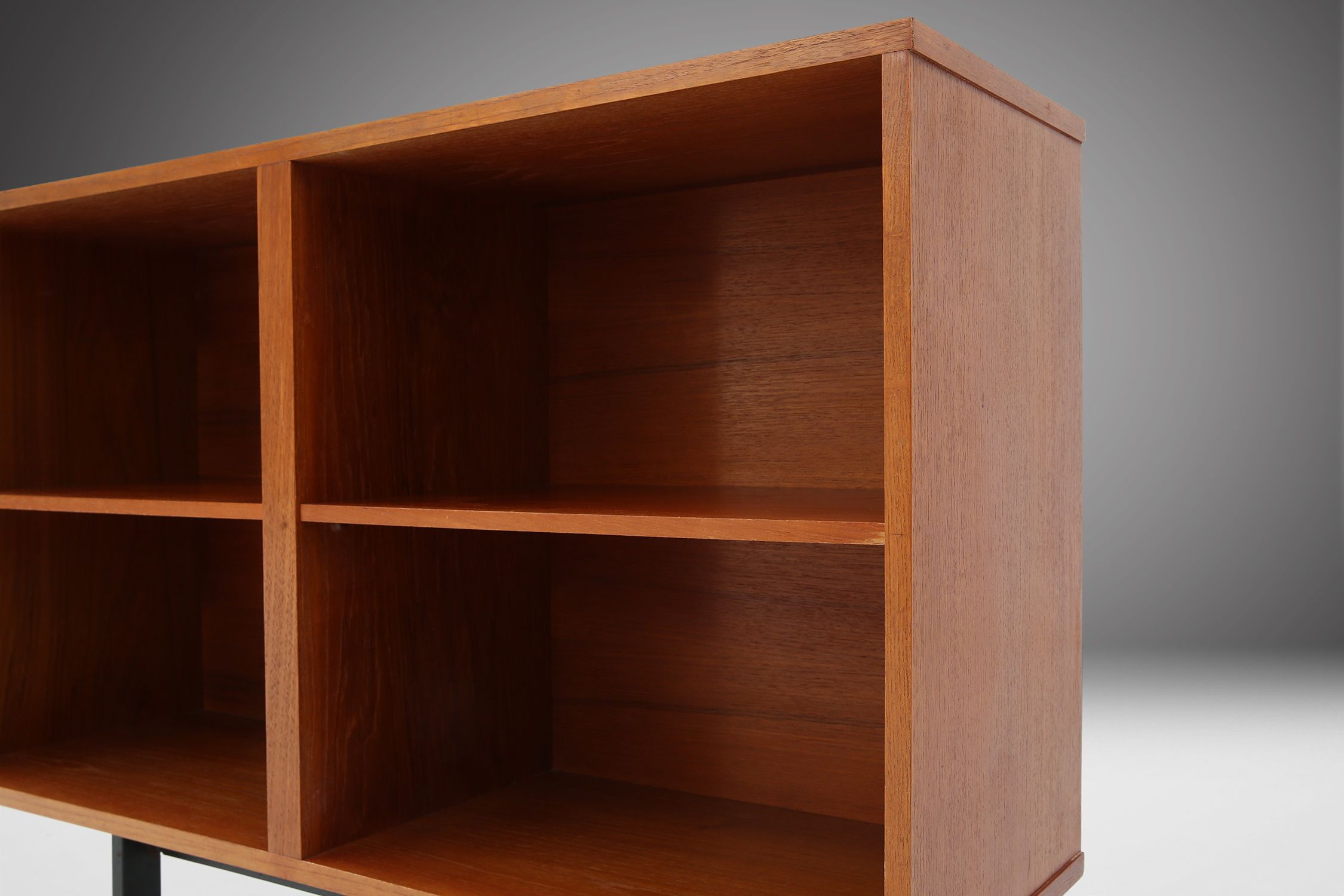 Mid‑Century Belgian Teak Cabinet or Bookcase, 1960sthumbnail